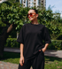 Футболка OVERSIZE  ЧЕРНЫЙ FOVL04 фото 3