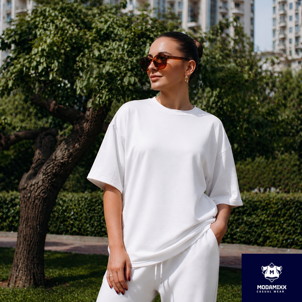 Футболка OVERSIZE БІЛИЙ FOVL06 фото